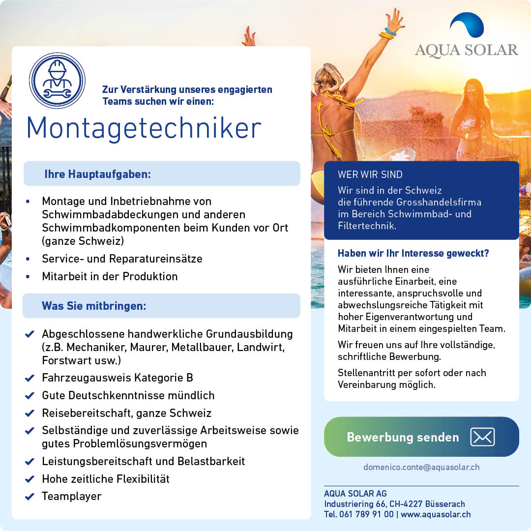 STELLEN INS Montagetechniker 1080x1080px NET